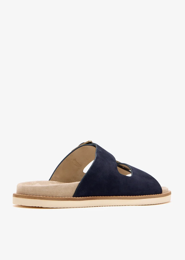 Sandale Boucle Daim Ryze Bleu image 5